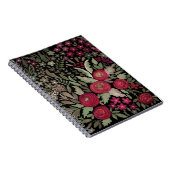 Blume mit blühender Farbe Notizblock (Rechte Seite)