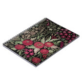 Blume mit blühender Farbe Notizblock (Linke Seite)