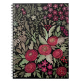 Blume mit blühender Farbe Notizblock (Vorderseite)