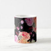 Blume mit Blume Haricot auf Kaffeetasse (Mittel)