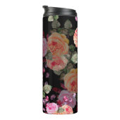 Blume mit Blume-Haricot auf Thermosbecher (Nach rechts gedreht)