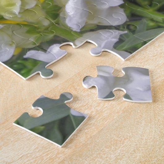 Blume mit Blumen Schnappdrachen Farbenfrohe Puzzle (Seite)