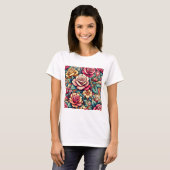 Blume mit Blumen T-Shirt (Vorne ganz)