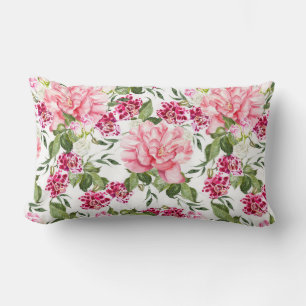 Blume mit Blumenbeeren Rose Lendenkissen