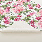 Blume mit Blumenbeeren Rose Sherpadecke (3/4)
