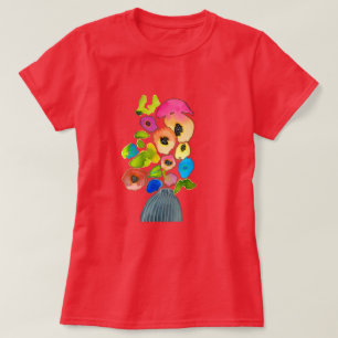 Blume mit Blumenbezug T-Shirt