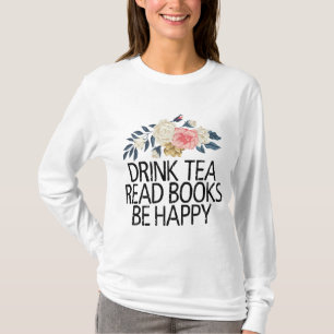 Blume mit Blumenkohl trinken Tee lesen Bücher sind