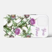 Blume mit dünnvioletter Oberfläche Case-Mate iPhone Hülle (Rückseite (Horizontal))