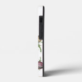 Blume mit dünnvioletter Oberfläche Case-Mate iPhone Hülle (Rückseite / Links)