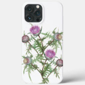 Blume mit dünnvioletter Oberfläche Case-Mate iPhone Hülle (Rückseite)