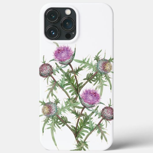 Blume mit dünnvioletter Oberfläche Case-Mate iPhone Hülle (Rückseite)