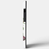 Blume mit dünnvioletter Oberfläche Case-Mate iPhone Hülle (Rückseite / Links)