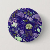 Blume mit eleganter und faszinierender Atmosphäre Button (Vorderseite)