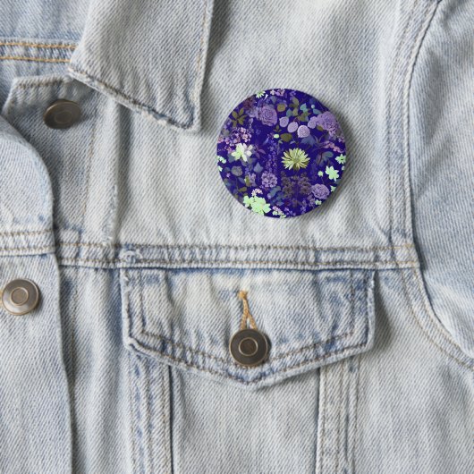 Blume mit eleganter und faszinierender Atmosphäre Button (Beispiel)