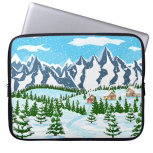 Blume mit farbenfroher Digitaldrucksicherung Laptopschutzhülle