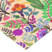 Blume mit farbigen Blumenbildern Druckmuster Kurzer Tischläufer (Ecke)