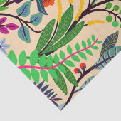 Blume mit farbigen Blumenbildern Druckmuster Seidenpapier (Detail)