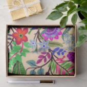 Blume mit farbigen Blumenbildern Druckmuster Seidenpapier (Geschenk)