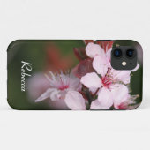 Blume mit Federlicht rosa Pollen Case-Mate iPhone Hülle (Rückseite (Horizontal))