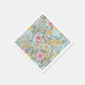 Blume mit Frühlingsatmosphäre Serviette (Ecke)