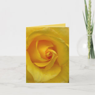 Blume mit gelber Rose-Karte Karte