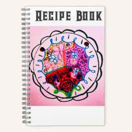 Blume mit gesäugtem Aussehen Notizblock