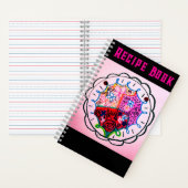 Blume mit gesäugtem Aussehen Notizblock (Innen)