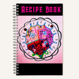 Blume mit gesäugtem Aussehen Notizblock