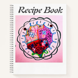 Blume mit gesäugtem Aussehen Notizblock