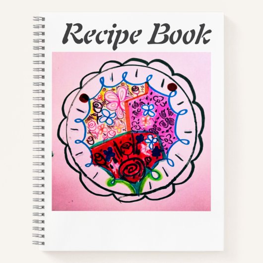 Blume mit gesäugtem Aussehen Notizblock (Vorderseite)