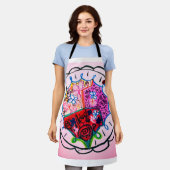 Blume mit gesäugtem Aussehen Schürze (Getragen)