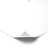 Blume mit Goldblindheit Favoritenzeichen Poster (Ecke)