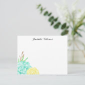 Blume mit Handfarbe Personalisiert (Stehend Vorderseite)