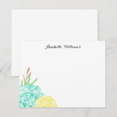 Blume mit Handfarbe Personalisiert (Vorne/Hinten)
