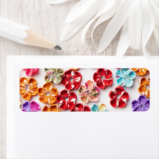 Blume mit Handnähte, Multicolor (Insitu)