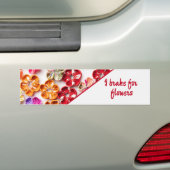 Blume mit Handnähte, Multicolor Autoaufkleber (Auf Auto)