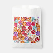 Blume mit Handnähte, Multicolor Geschenktütchen (Vorderseite)