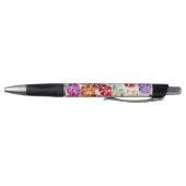 Blume mit Handnähte, Multicolor Kugelschreiber (Unterseite)