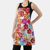 Blume mit Handnähte, Multicolor Schürze (InSitu)