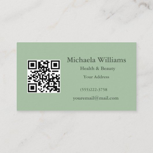 Blume mit Handnähte, Multicolor Visitenkarte (Rückseite)