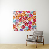 Blume mit Handnähte, Multicolor Wandteppich (Beispiel (Horizontal))