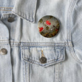 Blume mit Hummingbirds Heade Button (Beispiel)