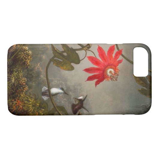 Blume mit Hummingbirds Heade Case-Mate iPhone Hülle (Rückseite (Horizontal))