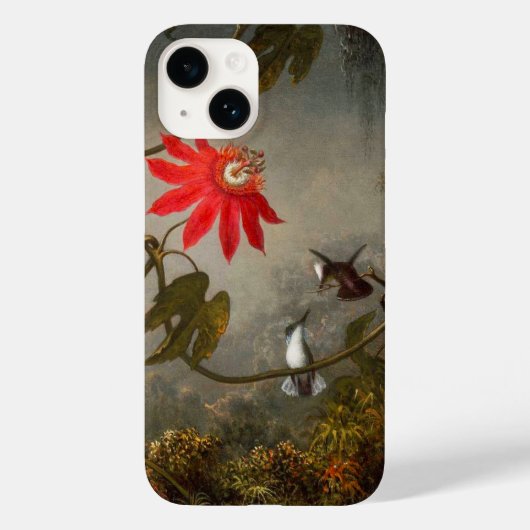 Blume mit Hummingbirds Heade Case-Mate iPhone Hülle (Rückseite)
