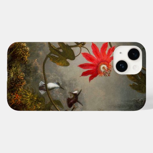 Blume mit Hummingbirds Heade Case-Mate iPhone Hülle (Rückseite (Horizontal))