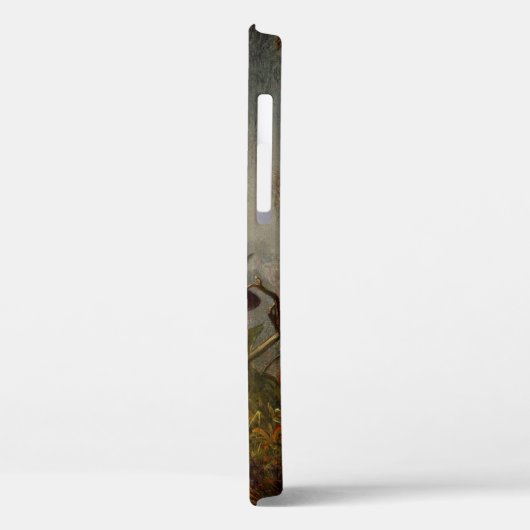 Blume mit Hummingbirds Heade Case-Mate iPhone Hülle (Rückseite / Links)