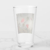 Blume mit Hummingbirds Heade Glas (Rückseite)