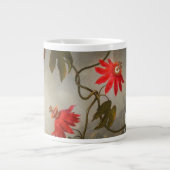 Blume mit Hummingbirds Heade Jumbo-Tasse (Vorderseite)