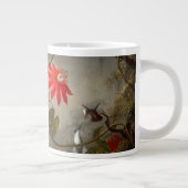 Blume mit Hummingbirds Heade Jumbo-Tasse (Rechts)