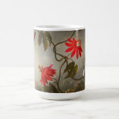 Blume mit Hummingbirds Heade Kaffeetasse (Mittel)